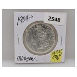 1904-O 90% Silv Morgan $1 Dollar