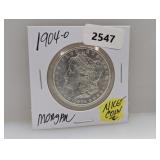 1904-O 90% Silv Morgan $1 Dollar