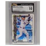2025 Topps Holiday Shohei Ohtani H200 CSG 10