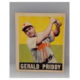 1948 49 Leaf #111 Gerald Priddy (Rookie) Browns