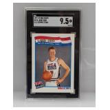 1991-92 NBA Hoops Olympic Team Larry Bird SGC 9.5