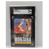 1985 Topps #157 Joe Montana SGC 7 NM