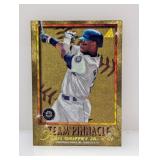 1996 Pinnacle Griffey Jr/Sanders #6 Gold Holofoil