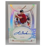 /25 2023 Panini Flawless Lance Berkman Auto Silver