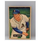1951 Bowman #33 - Bob Hooper 'Athletics' Indents
