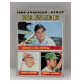 1970 Topps AL HR Leaders Killebrew/Jackson Corners