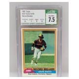 Ozzie Smith 1981 Topps Record Breaker CSG 7.5 HOF