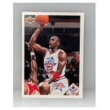 1991-1992 UD All-Star Checklist Michael Jordan #48