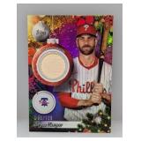 2025 Topps Holiday Bryce Harper Relic #15/199