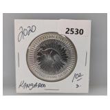2020 1oz .999 Silv Australian Kangaroo
