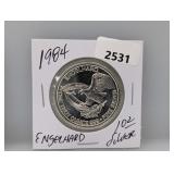1984 1oz .999 Silv Engelhard Prospector