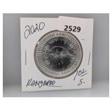 2020 1oz .999 Silv Australian Kangaroo