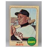 1968 Topps #50 Willie Mays HOF Giants Damage