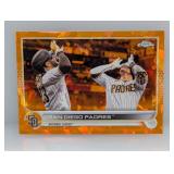 Topps Chrome Sapphire 2022 Padres Team Orange 1/25