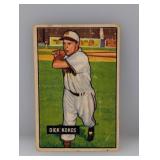 1951 Bowman #68 - Dick Kokos 'Browns' Damage