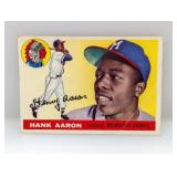 1955 Topps #47 Hank Aaron HOF Braves Damage