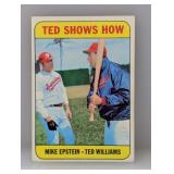 1969 Topps TED SHOWS HOW TED WILLIAMS 539 Indent