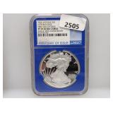 NGC 2016-W PF70 Ultra Cam 1oz .999 Silv Eagle $1