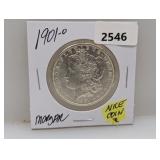 1901-O 90% Silv Morgan $1 Dollar