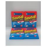 (4) 1989 Donruss Baseballï¿½Packs Look Griffey Jr RC