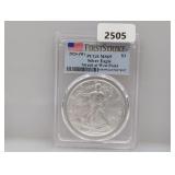 PCGS 2026-W MS69 1oz .999 Silv Eagle $1