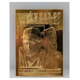 1996 Bleachers 23kt Gold Ted Williams