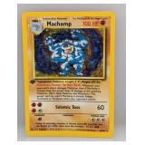 Pokemon 1999 1st Edition Machamp Holo 8