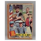 1962 Topps Babe Ruth Special Babe As A Boy C/S/C