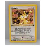 Pokï¿½mon 2000 1st Edition Meowth