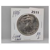 1995 1oz .999 Silv Eagle $1 Dollar