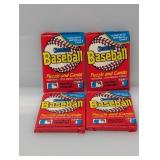 (4) 1988 Donruss Baseball Packs