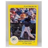 1992 Star Platinum All-Star Stats Ken Griffey Jr