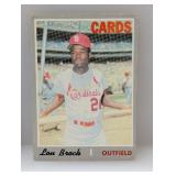 1970 Topps Lou Brock #330 Corners/Edges/Indent
