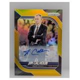 2025 Prizm Jim Calhoun Gold Auto Book End 10/10