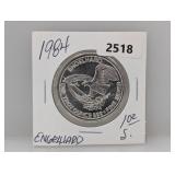 1984 1oz .999 Silv Engelhard Prospector Round