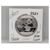 2017 30G .999 Silv Panda 10 Yuan