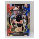 2025 Select Tyler Shough RC Red/Blue Prizm Shock