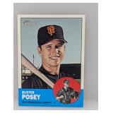 2012 Topps Heritage Buster Posey #85