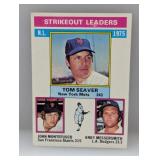 1976 Topps Seaver,Montefusco/Messersmith Indent