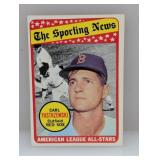 1969 Topps Baseball CARL YASTRZEMSKI HOF Surface
