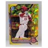 2022 Topps Bowman Sapphire Jordan Walker Gold /50