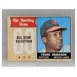 1968 Topps Baseball FRANK ROBINSON HOF 373