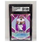 Tagovailoa 2020 Leaf Metal RC Auto Pink/15 SGC 10