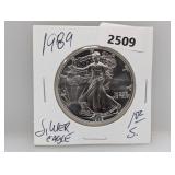 1989 1oz .999 Silv Eagle $1 Dollar