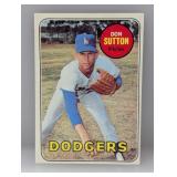 1969 Topps Baseball DON SUTTON HOF 216