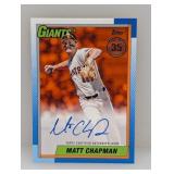 2025 Topps Matt Chapman Auto 3/25 35th Variation