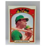 1972 Topps George Hendrick #406 RC Creases