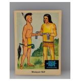 1959 Fleer Indian Trading Card #20