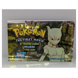 EMPTY Pokemon The First Movie Topps Opened Pack