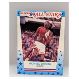 1989-90 Fleer ï¿½89 All-Stars Sticker Jordan #3 Edge